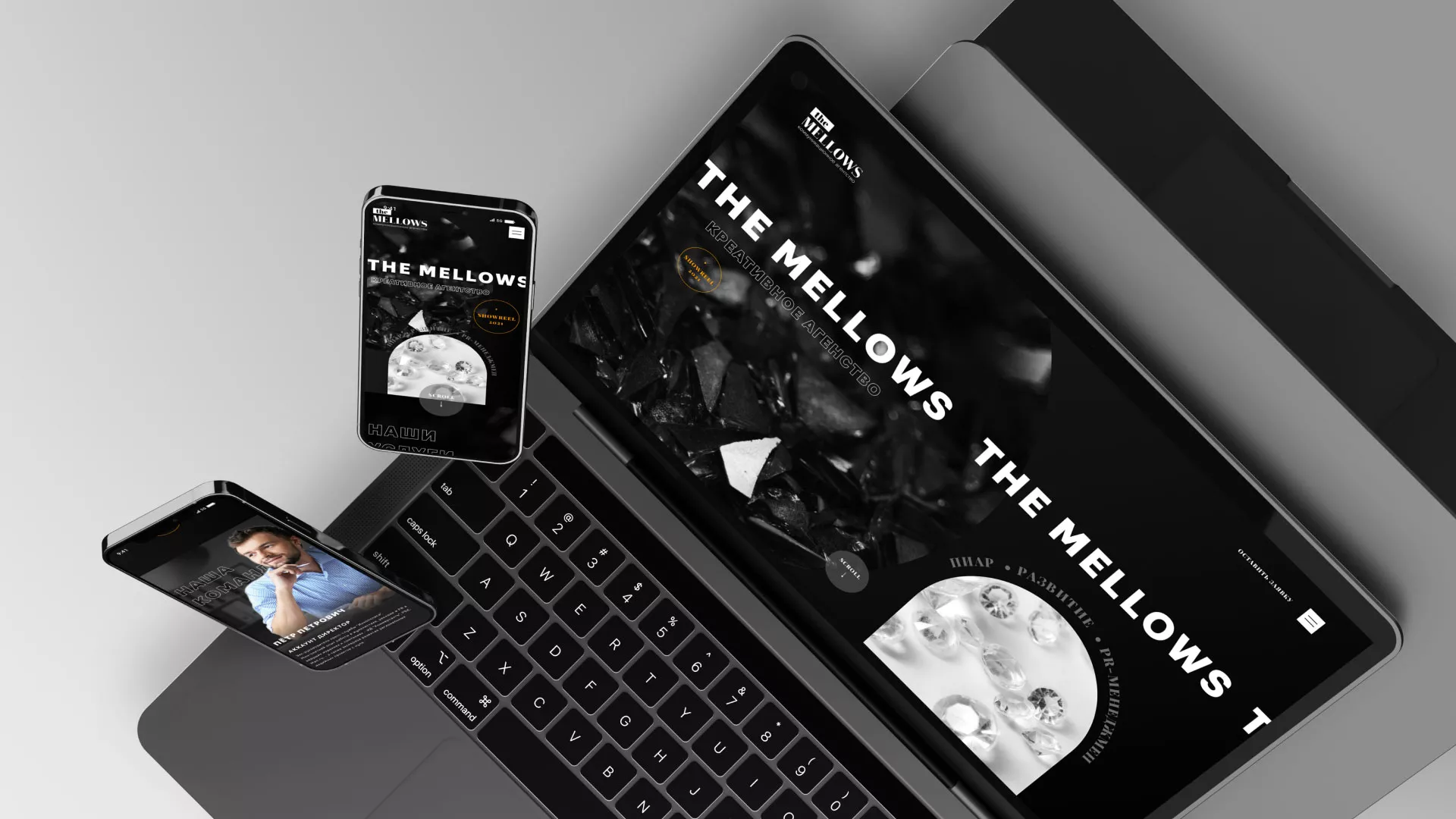 Разработка сайта креативного агентства «The Mellows» в Верхотурье