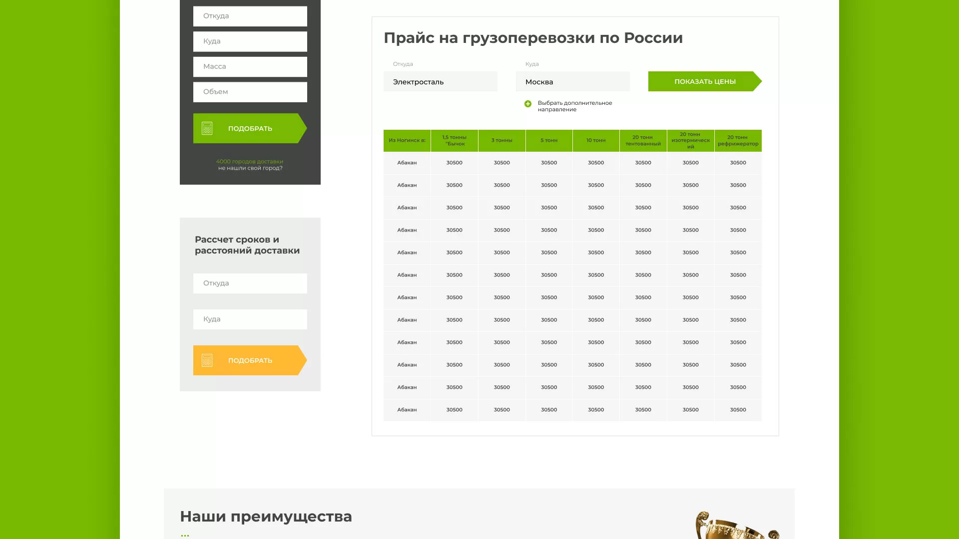 Разработка логотипа и сайта компании «Инком-Логистика» в Верхотурье