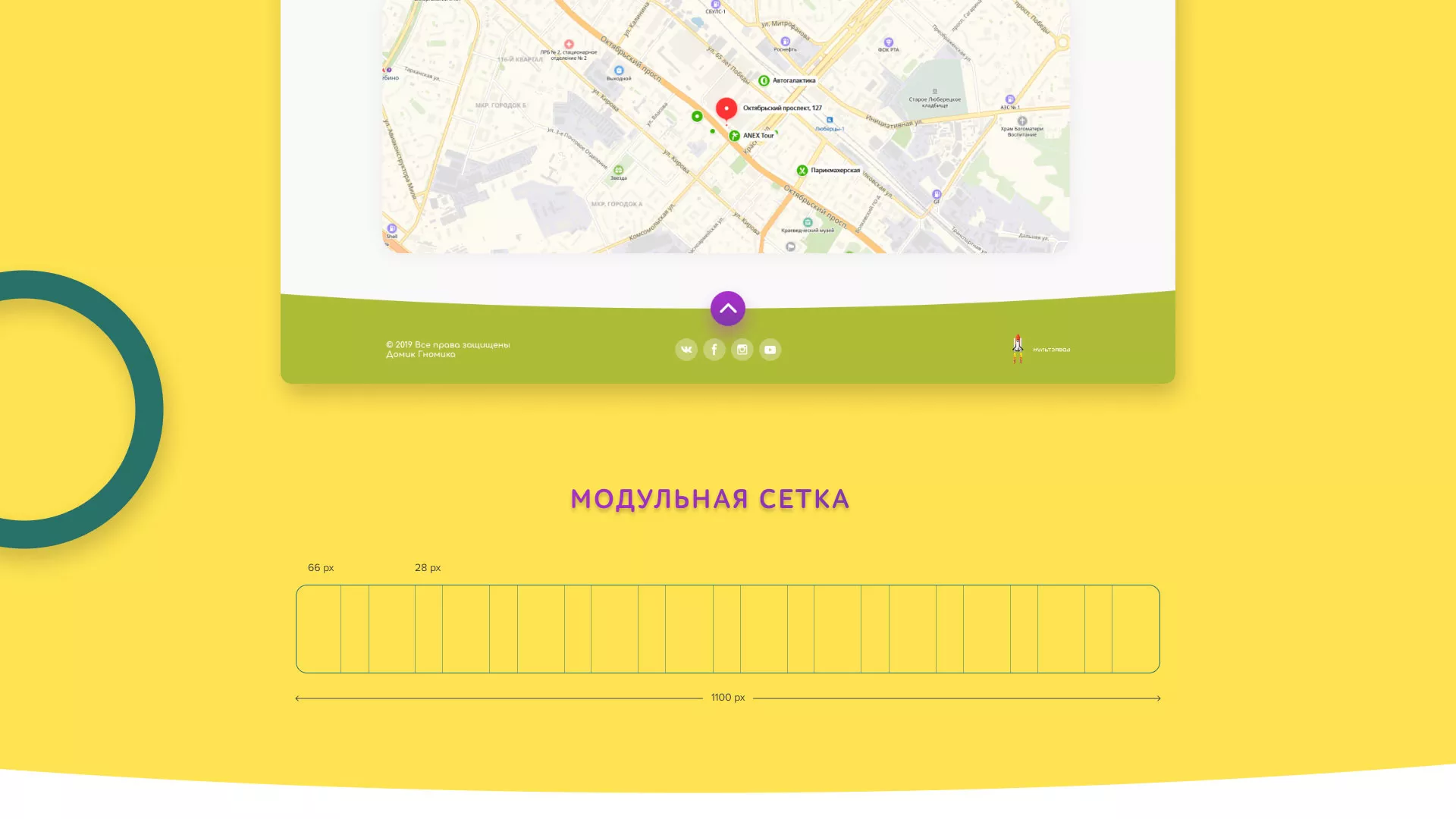 Разработка сайта детского активити-клуба «Домик гномика» в Верхотурье