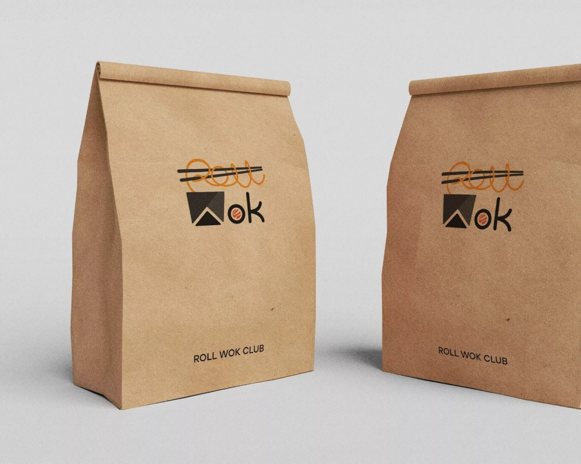 Создание дизайна упаковки суши-бара «Roll Wok Club» в Верхотурье